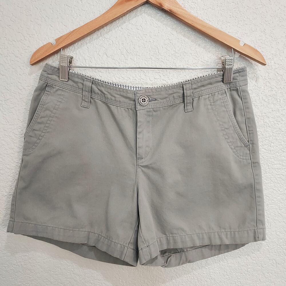Natural Reflections Gray Casual Shorts 4.5" Inseam Size 8
